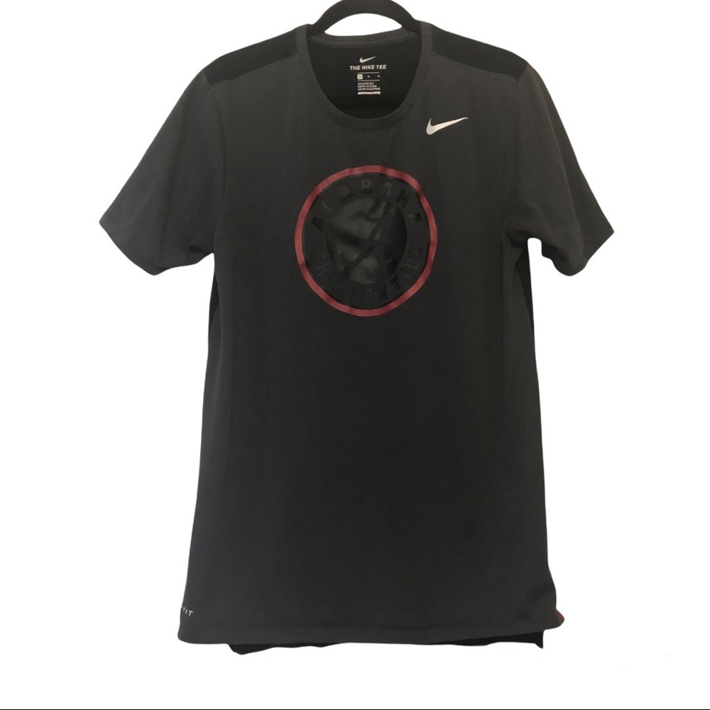 Nike Dri-Fit Black & Red Alabama Crimson Tide T-Shirt